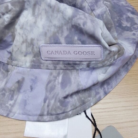 CANADA GOOSE Bucket Hat Purple Camo Reversible Nylon HORIZON Unisex $225 - Picture 4 of 8